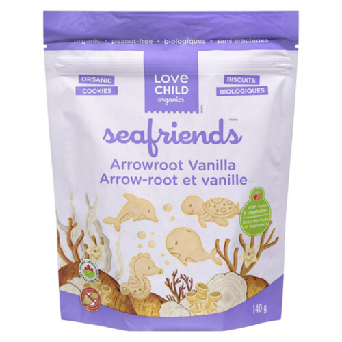 Love Child Organics Sea Friend Baby Food Arrowroot Vanilla 140 g