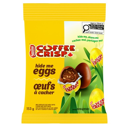 Coffee Crisp Chocolate Hide Me Eggs 153 g
