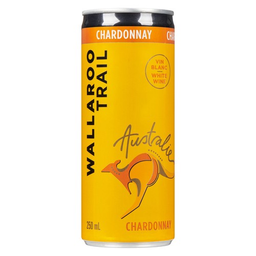 Wallaroo Trail Chardonnay White Wine 12.5% Alcohol 250 ml (can)