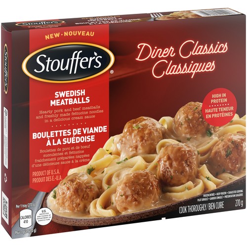 Stouffer's Frozen Diner Classics Swedish Meatballs 270 g