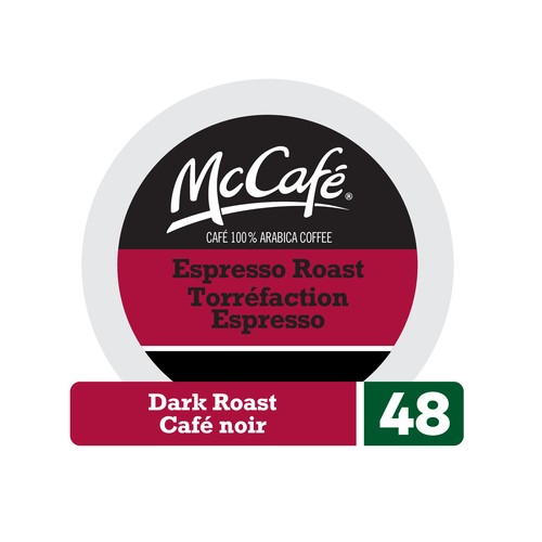 McCafé Coffee Pods Rain Forest Espresso Roast 48 K-Cups 516 g