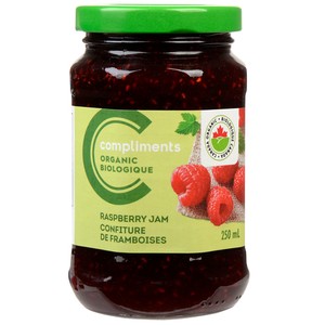 Compliments Organic Jam Raspberry 250 ml - Voilà Online Groceries & Offers
