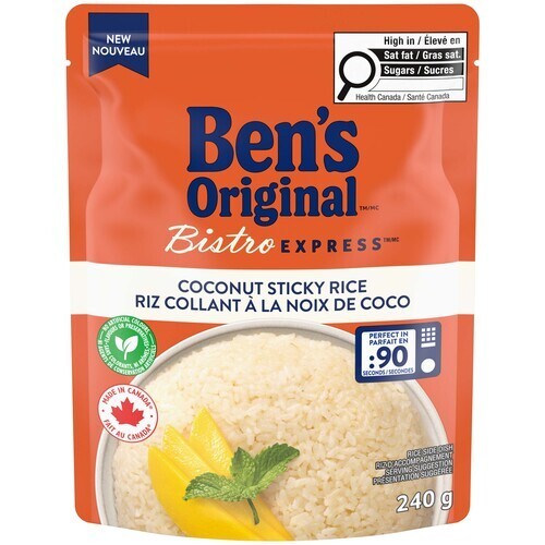 Ben's Original Bistro Express Rice Side Coconut Sticky 240 g