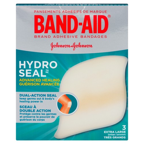 Band-Aid Hydro Seal Advanced Healing Bandages Extra Large 3 EA