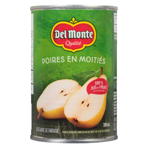 Del Monte Pear Halves In Juice 398 ml