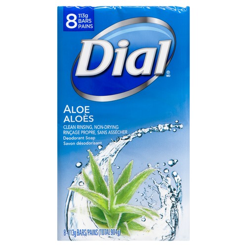 Dial Aloe Cleansing Soap 8 x 113 g