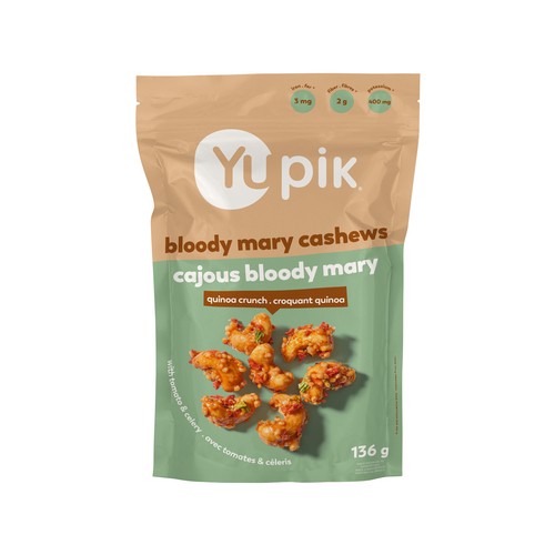 Yupik Snack Cashews Bloody Mary 136 g