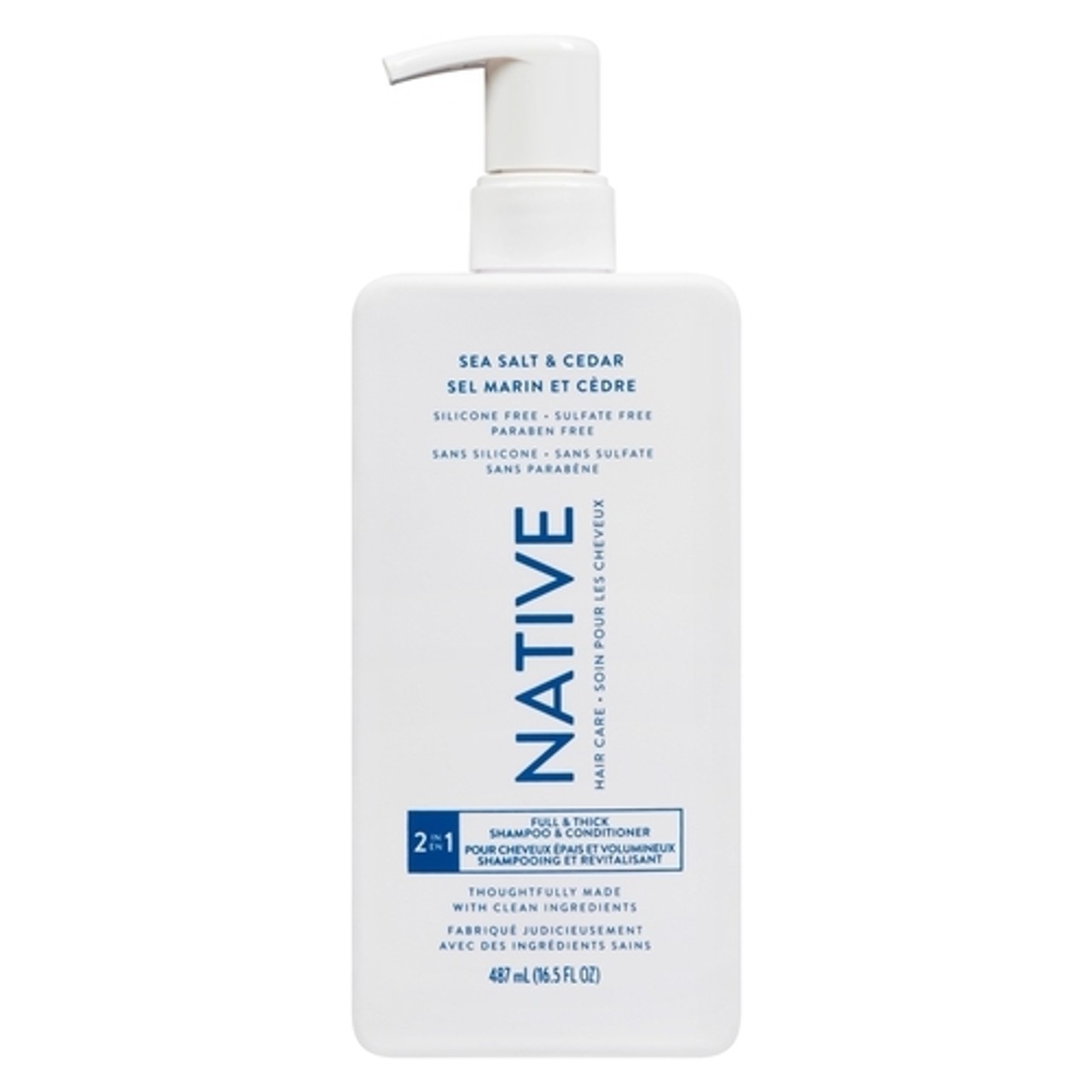 Native 2 In 1 Native 2 In 1 Shampoo And Conditioner Sea Salt & Cedar 487 ml - Voilà ...