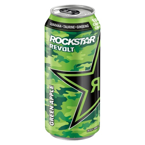 Rockstar Revolt Energy Drink Green Apple 473 ml (can)