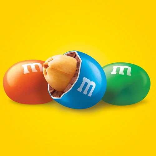 M&M's Milk Chocolate Candies Peanut Party Size Share Bag 800 g