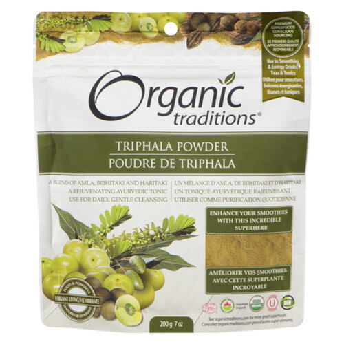 Organic Traditions Organic Triphala Powder 200 g