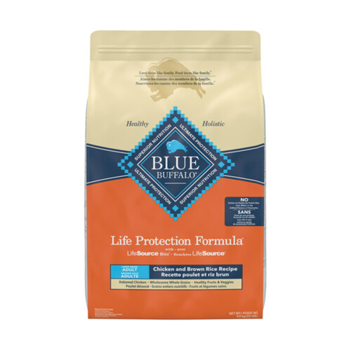 Blue Buffalo Dry Dog Food Large Breed Adult Chicken & Brown Rice 9.9 kg