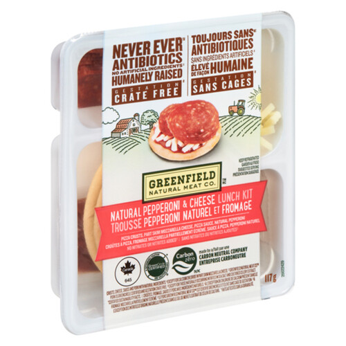 Greenfield Natural Meat Lunch Kit Natural Pepperoni & Cheese 117 g