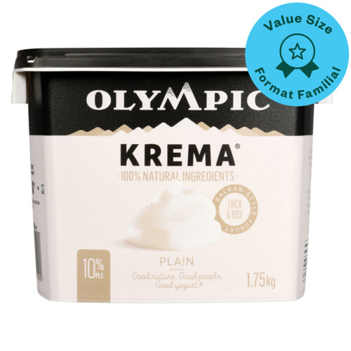 Olympic Krema Yogurt Plain 10% 1.75 kg