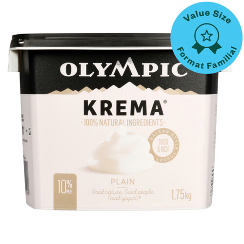 Olympic 10% Krema Yogurt Plain 1.75 kg