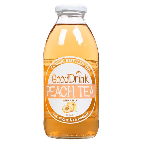 GoodDrink Tea Peach With Apple 473 ml (bottle)