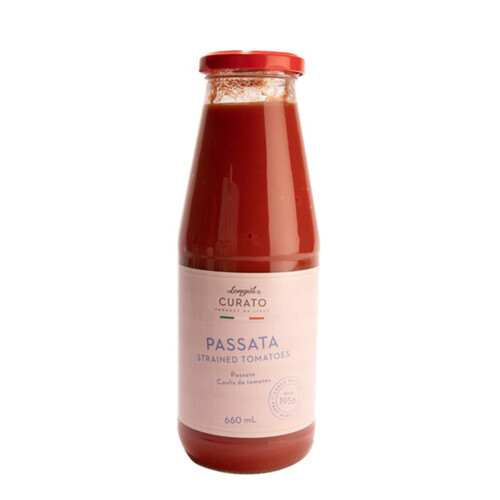 Longo's Curato Passata Strained Tomatoes 660 ml