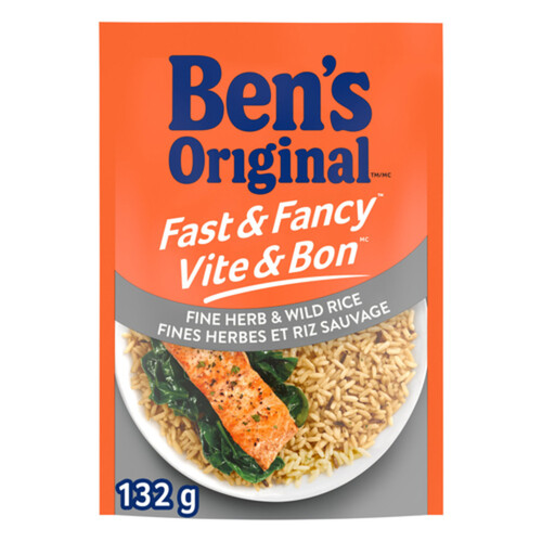 Ben's Original Fast & Fancy Fine Herb & Wild Rice 132 g