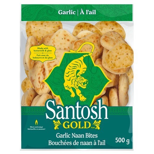 Santosh Gold Naan Bites Garlic 500 g