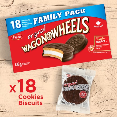 Dare Peanut-Free Wagon Wheels Original Coated Chocolate 630 g