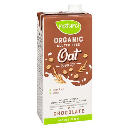 Natura Organic Gluten-Free Oat Beverage Chocolate 946 ml