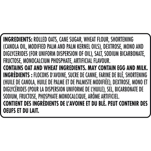 Voilà Online Grocery Delivery Quaker Oatmeal Cookie Mix 900 g