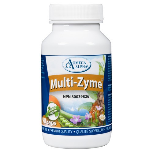 Omega Alpha Multi-Zyme Vegcap 90 Count