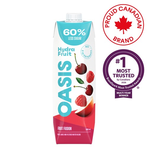 Oasis Hydrafruit Juice Fruit Fusion 960 ml