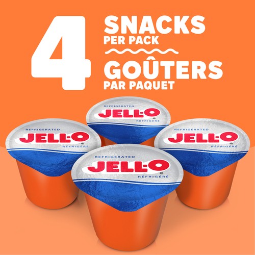 Jell-O Gel Snacks Orange 384 g