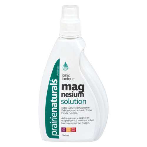 Prairie Naturals Magnesium Solution Maintains Muscle Function 500 ml 