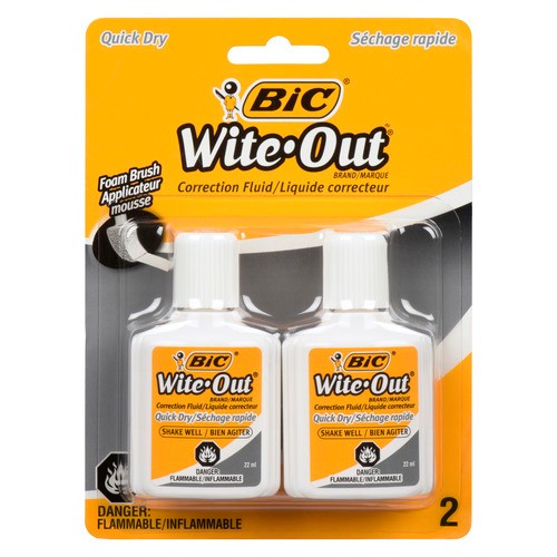 Bic Quick Dry Wite Out 44 ml