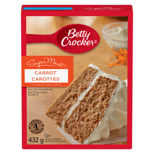 Betty Crocker Cake Mix SuperMoist Carrot 432 g