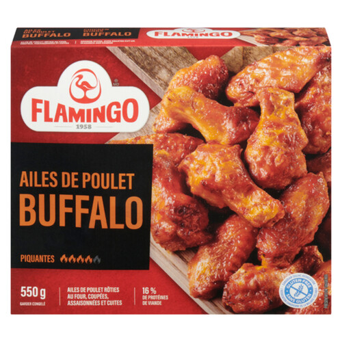 Flamingo Gluten-Free Frozen Chicken Wings Buffalo 550 g