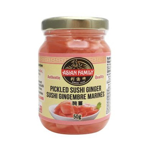Asian Family Pickled Sushi Ginger 50 g
