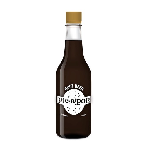 Pic A Pop Drink Root Beer 355 ml (bottle)