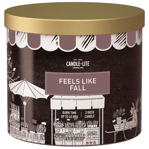 Candle-lite Premium Candle Jar Feels Like Fall 397 g
