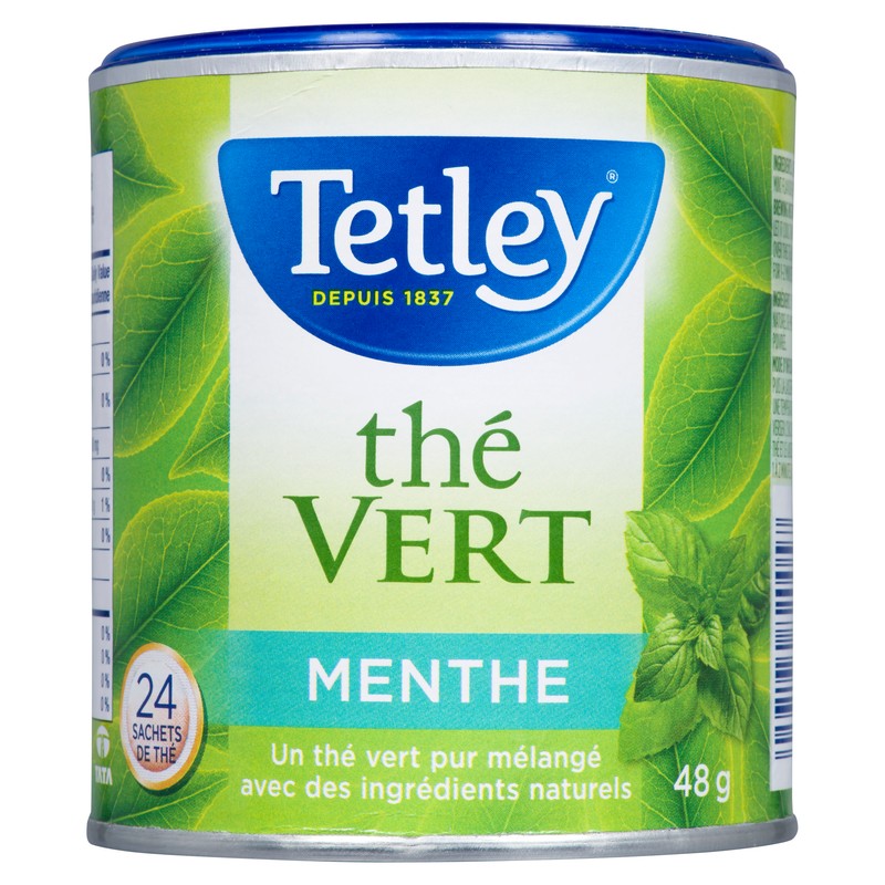 Tetley Green Tea Mint 24 Tea Bags - Voilà Online Groceries & Offers