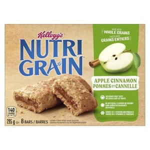 Kellogg's Nutri Grain Barres aux pommes et à la cannelle 295 g