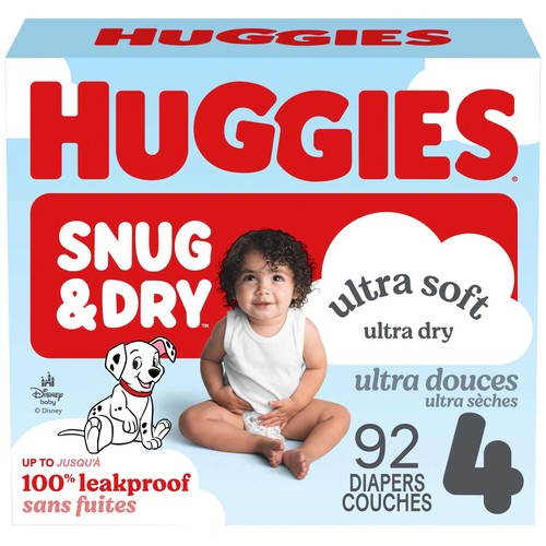 Huggies Snug & Dry Size 4 92 Count