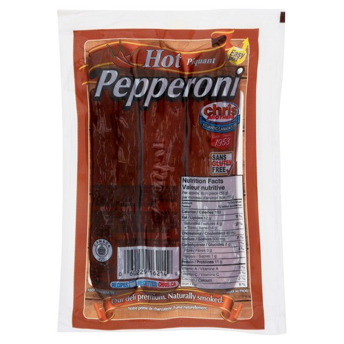 Chris Brothers Hot Pepperoni 250 g