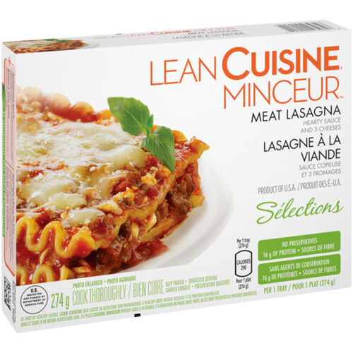 Lean Cuisine Meat Lasagna Frozen Dinner 274 g