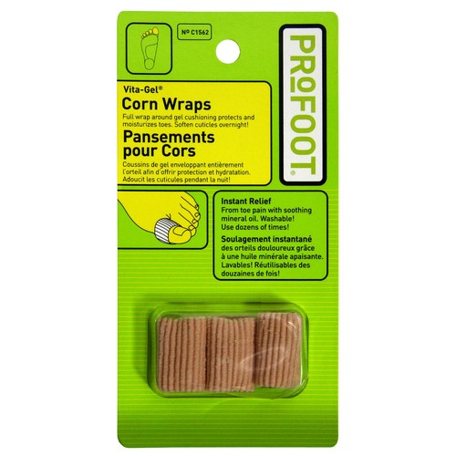 Profoot Corn Wraps Vita-Gel 3 Count
