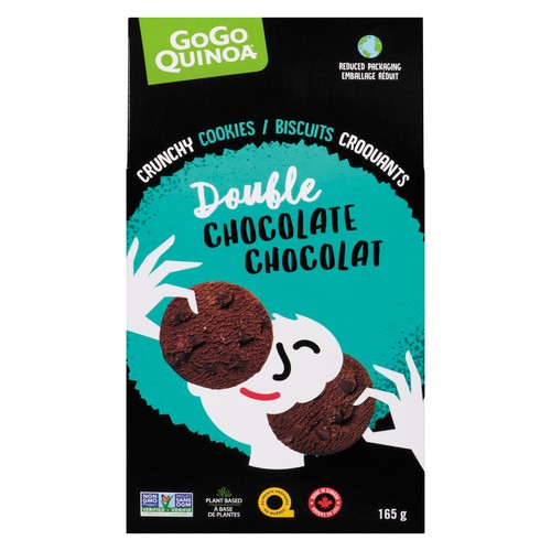 GoGo Quinoa Gluten-Free Cookies Double Chocolate 165 g