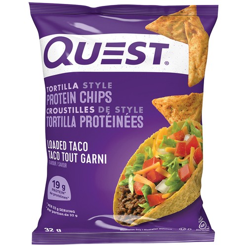 Quest Tortilla Chips Loaded Taco 32 g