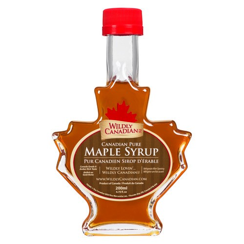 Wildly Canadian Leaf Bottle Maple Syrup 200 ml