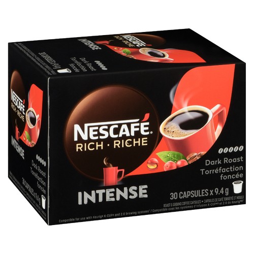 Nescafé Rich Coffee Intense Dark Roast 30 Capsules