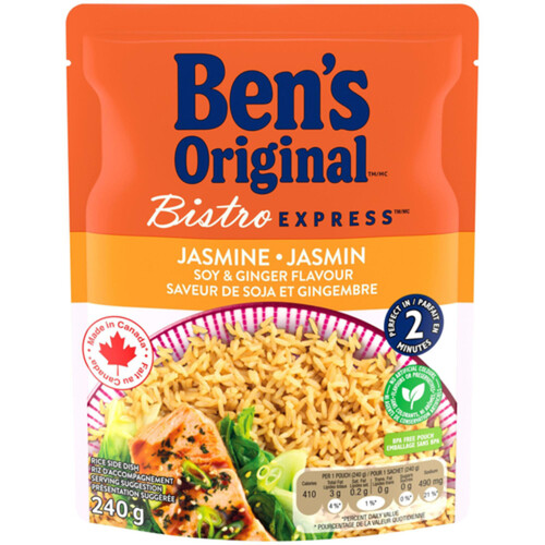 Ben's Original Bistro Express Rice Soy & Ginger Jasmine 240 g