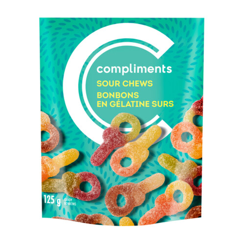 Compliments Candy Sour Chews 125 g