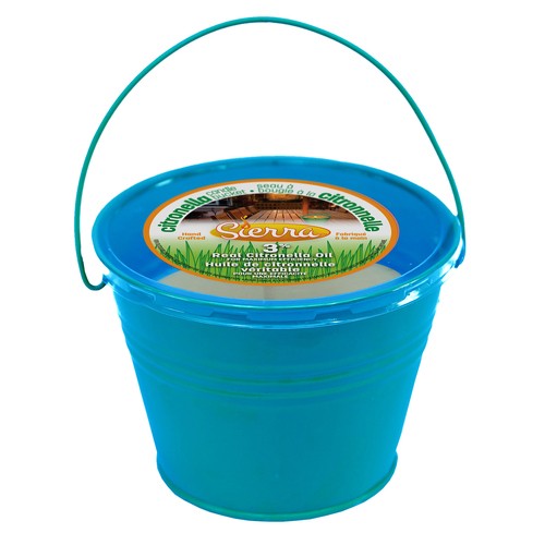 Sierra Bucket Candle Citronella 6-Inch 1 Count