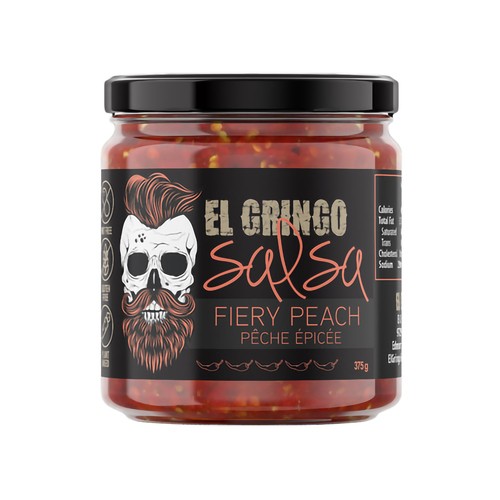El Gringo Salsa Fiery Peach 375 ml